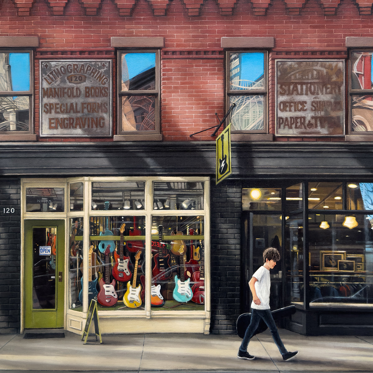 Fine Art Print, "Early Sunday Afternoon Rocker"