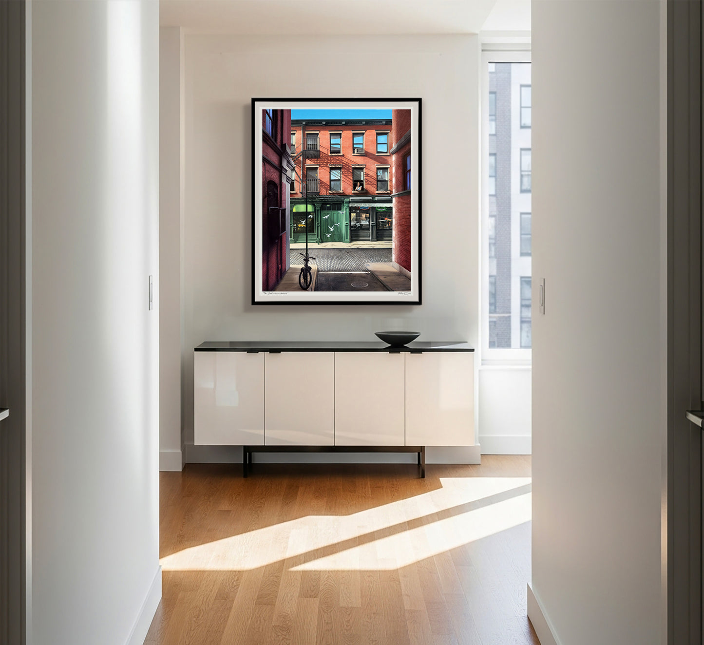 Fine art print. “Soho Alley Birds”.